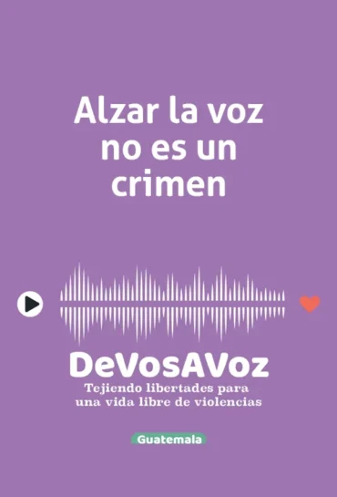 Alzar la voz no es un crimen